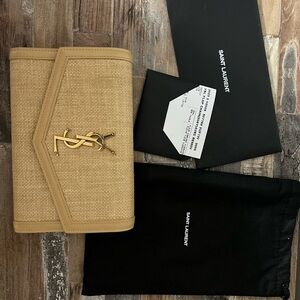 YSL uptown chain wallet